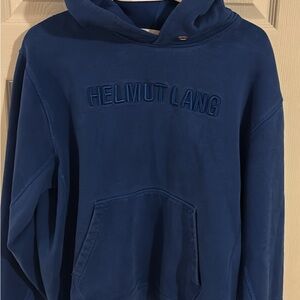 Helmut Lang Deep Blue Unisex Hoodie